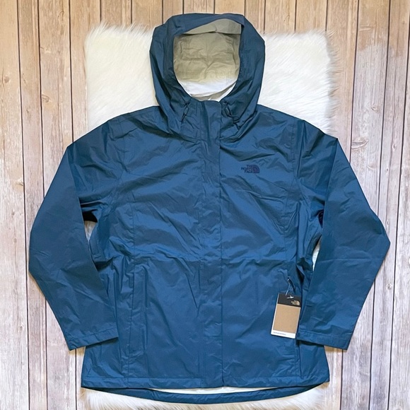 The North Face Women’s Venture 2 Rain Jacket In Monterey Blue - Picture 2 of 7